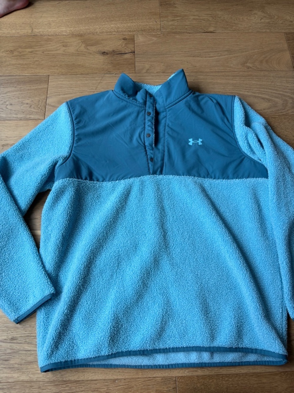 Under Armour half zip fleece pull over womens XL